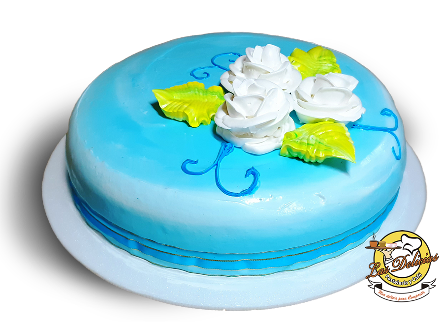 00314 - Pastelería y Cafetería Las Delicias - foto 027 pastel azul |  Directorio Digital 