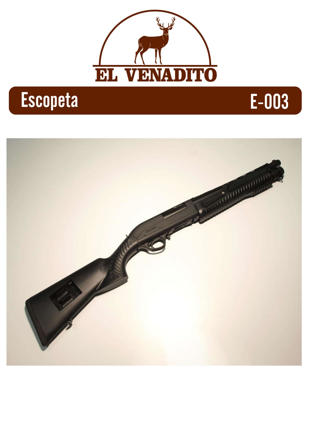 Armas, Rifles, Escopetas, Pistolas, El Venadito Carchá